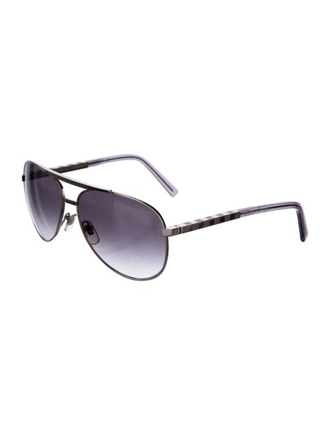 louis vuitton attitude silver sunglasses|Louis Vuitton aviator sunglasses men.